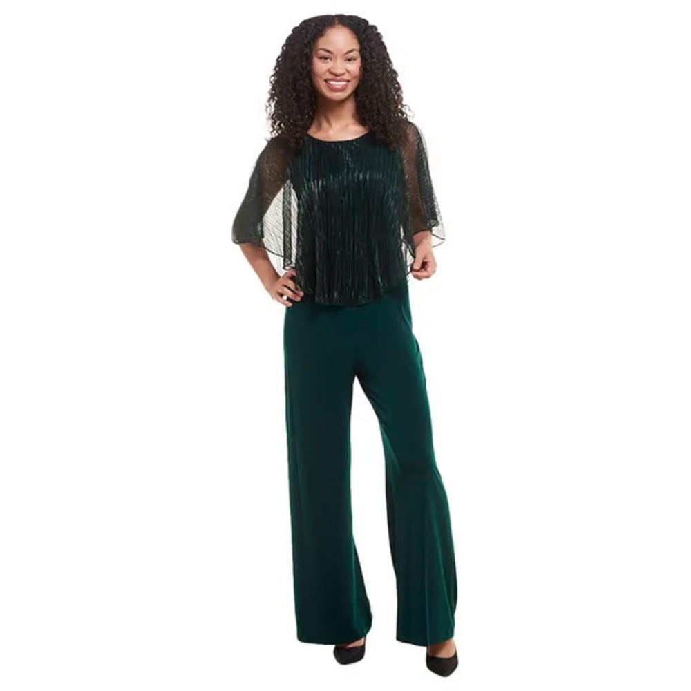 Green‎ Evening Jumpsuit